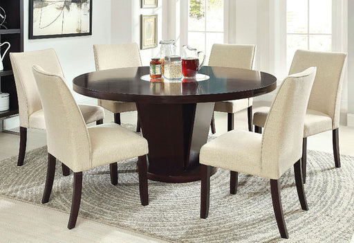 Cimma - Round Dining Table - Espresso Unique Piece Furniture