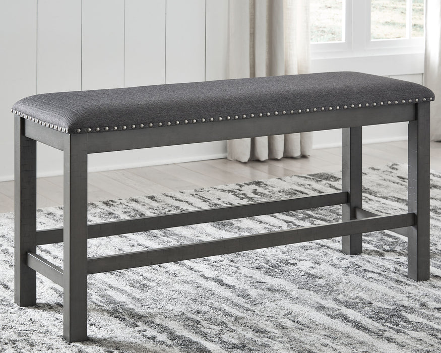Myshanna - Gray - Double Uph Bench Unique Piece Furniture