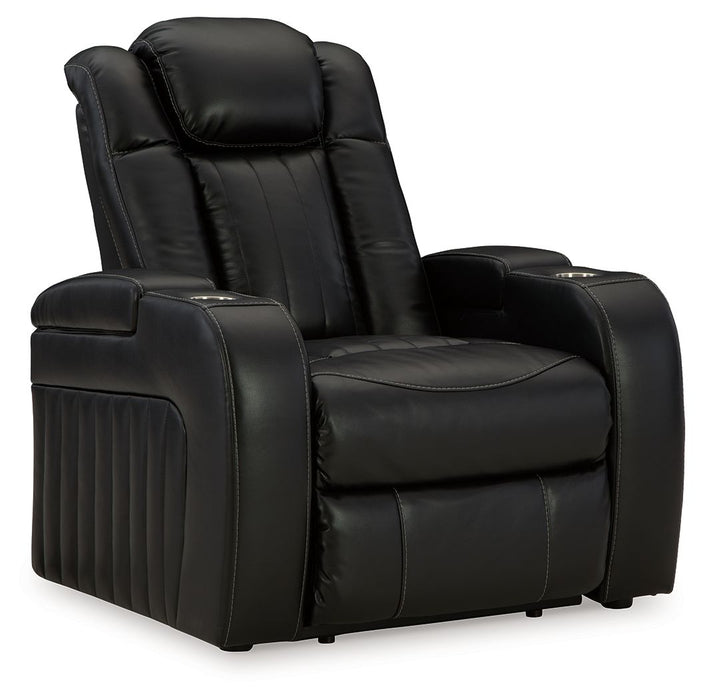 Caveman Den - Power Recliner/ Adj Headrest - Midnight