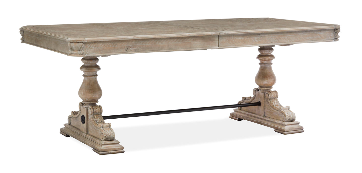 Marisol - Trestle Dining Table - Fawn