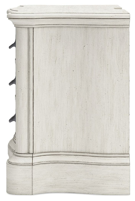 Arlendyne - Three Drawer Night Stand - Antique White