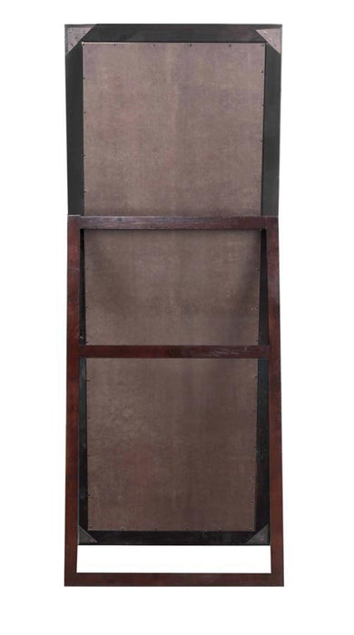 Phoenix - Rectangular Standing Floor Mirror - Black Unique Piece Furniture