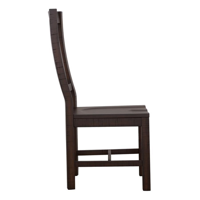Calandra - Slat Back Side Chairs (Set of 2) - Vintage Java Unique Piece Furniture