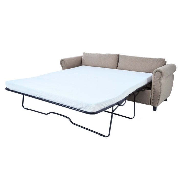 U_Style 2-In-1 Sofa Bed Sleeper With Large Mattress, For Living Room Spaces Bedroom