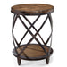 Pinebrook - Round Accent Table - Distressed Natural Pine Unique Piece Furniture