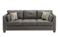 Laurissa - Sofa - Light Charcoal Linen Unique Piece Furniture