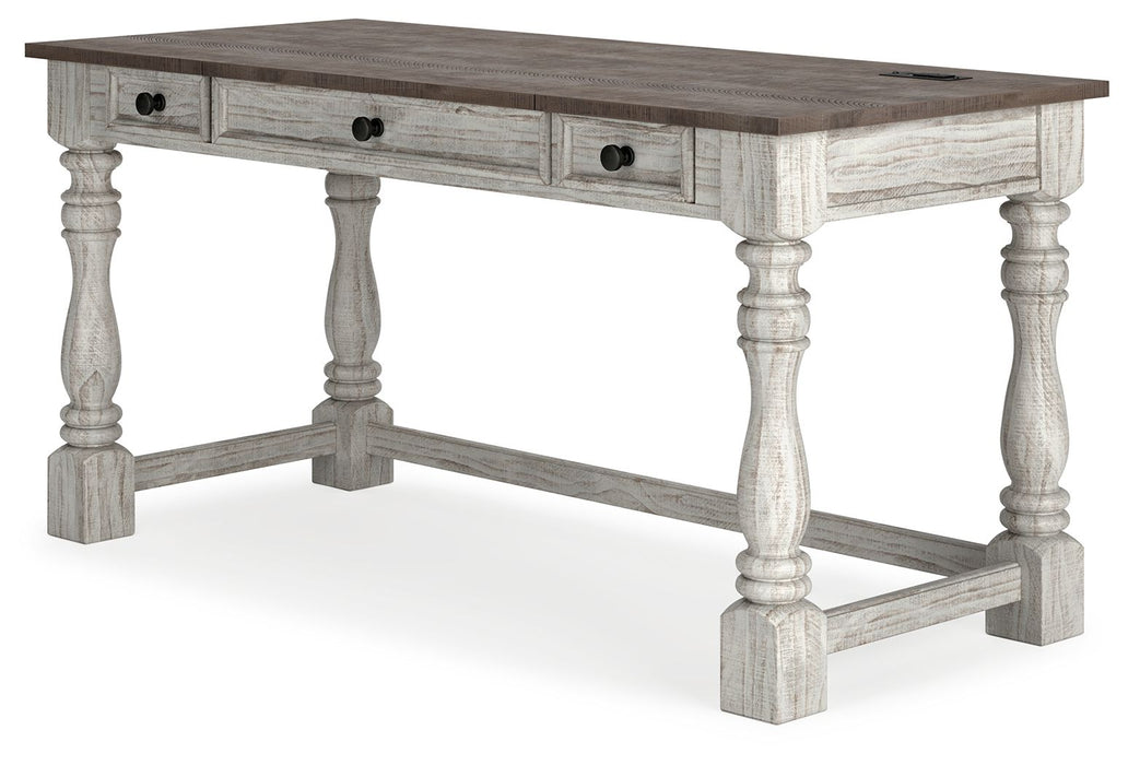 Havalance - White / Gray - Home Office Desk Unique Piece Furniture
