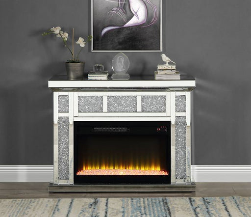 Noralie - Fireplace - Mirrored - 32" Unique Piece Furniture