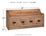 Garrettville - Brown - Storage Bench Unique Piece Furniture