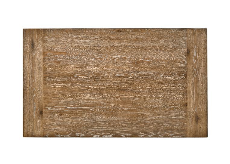 Farsiris - Counter Height Table - Weathered Oak Finish
