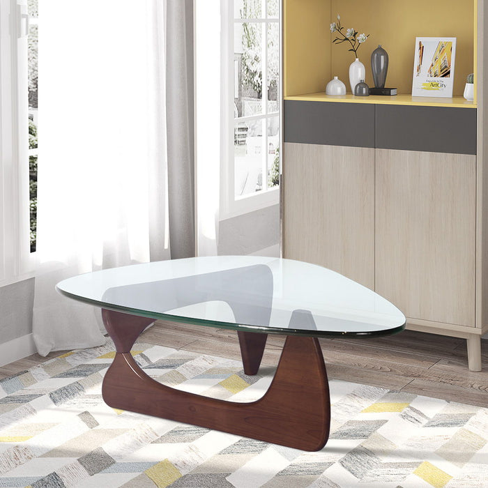 Home Modern Triangle Coffee Table - Drak
