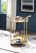 Wynora - Gold - Bar Cart Unique Piece Furniture