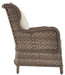 Clear Ridge - Light Brown - Lounge Chair W/Cushion (Set of 2) Unique Piece Furniture