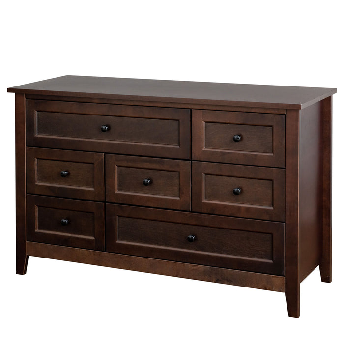 Drawer Dresser Cabinet Bar Cabinet, Storge Cabinet, Lockers, Can Be Placed In The Living Room, Bedroom, Dining Room - Antique Auburn