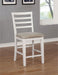 Kiana - Counter Height Side Chair (Set of 2) - White Unique Piece Furniture