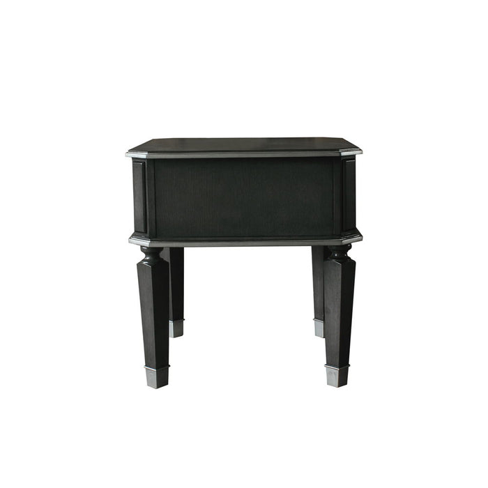 House Beatrice - End Table - Charcoal & Light Gray