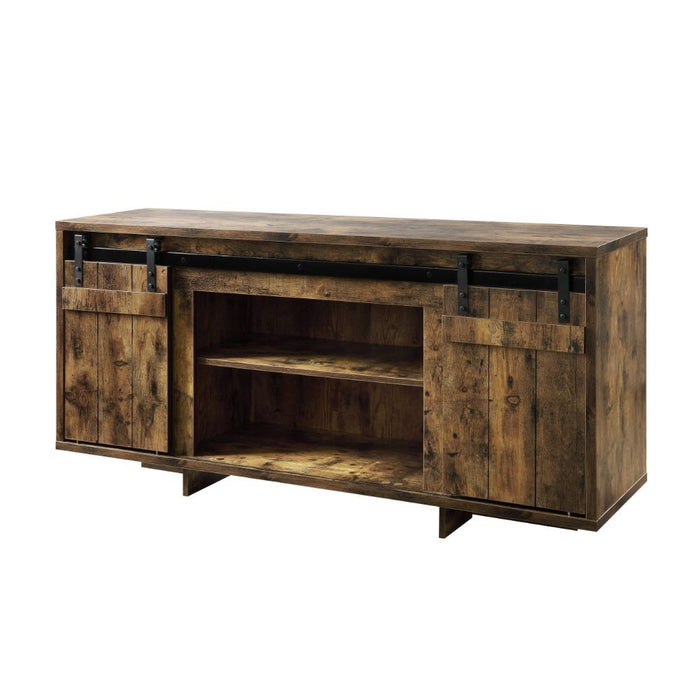 Bellarosa - TV Stand - Rustic Oak Unique Piece Furniture