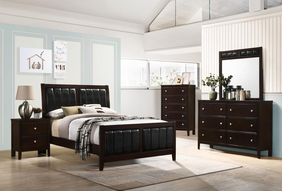 Carlton - Upholstered Panel Bed Unique Piece Furniture