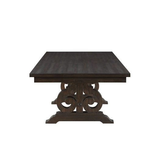 Maisha - Dining Table - Rustic Walnut Unique Piece Furniture