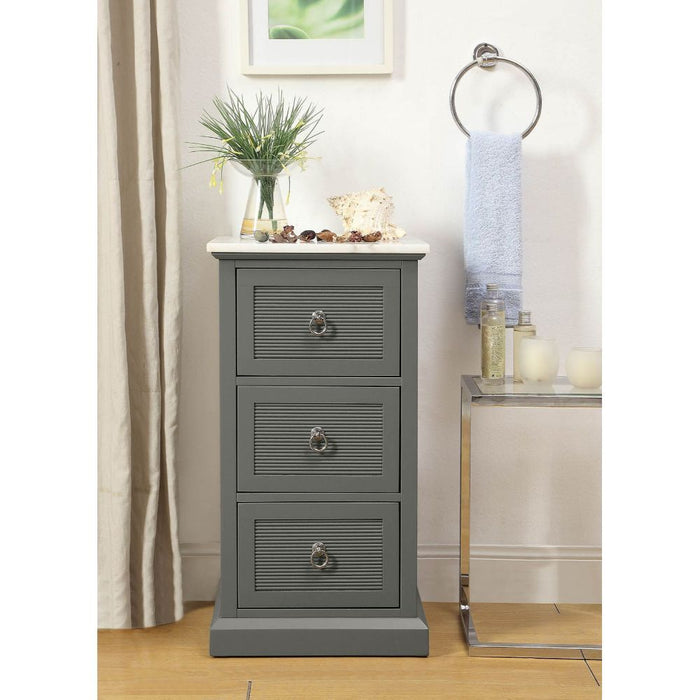 Swart - Cabinet - Marble & Gray Unique Piece Furniture