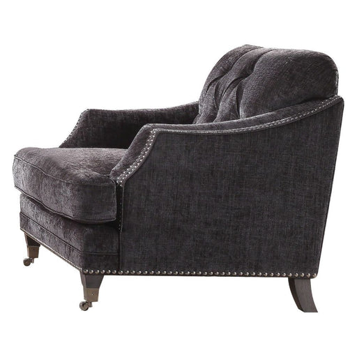Helenium - Chair - Gray Chenille Unique Piece Furniture