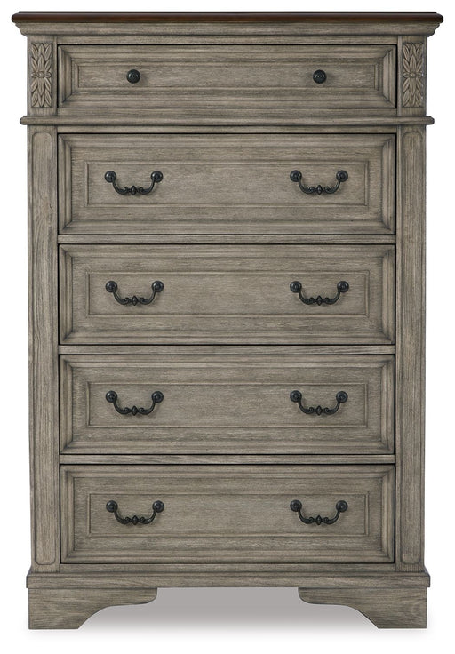 Lodenbay - Antique Gray - Five Drawer Chest Unique Piece Furniture