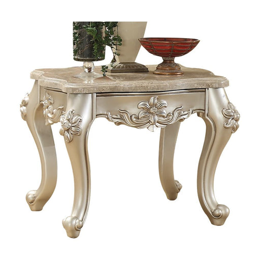 Bently - End Table - Marble & Champagne Unique Piece Furniture
