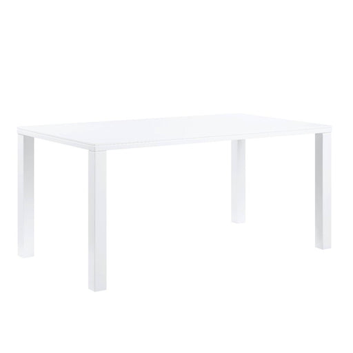 Pagan - Dining Table - White High Gloss Finish Unique Piece Furniture