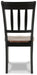 Owingsville - Black / Brown - Dining Room Side Chair (Set of 2) Unique Piece Furniture