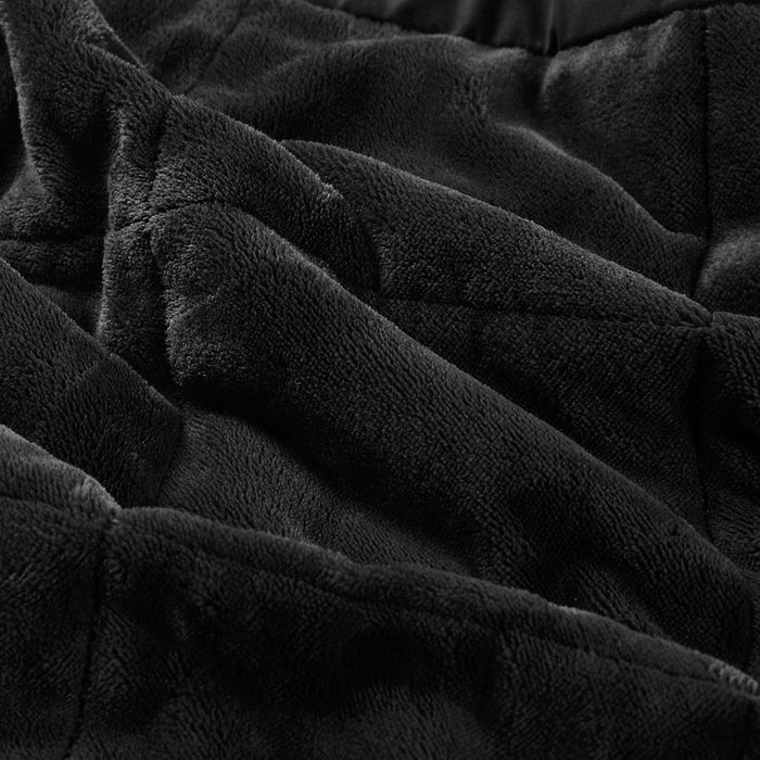 Reversible Heiq Smart Temperature Down Alternative Blanket Black