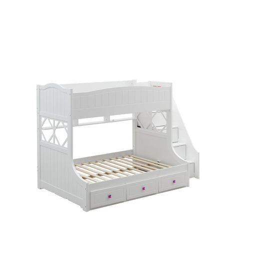 Meyer - Twin Over Full Bunk Bed - White Unique Piece Furniture