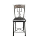 Lynlee - Counter Height Chair (Set of 2) - Espresso PU & Dark Bronze Unique Piece Furniture