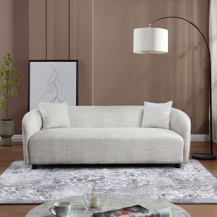 Modern Minimalist Sofa For Living Room Lounge Home Office, Color - Bishop Beige