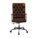 Noknas - Office Chair - Brown Lether Unique Piece Furniture Furniture Store in Dallas and Acworth, GA serving Marietta, Alpharetta, Kennesaw, Milton