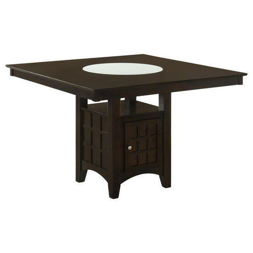 Gabriel - Square Counter Height Dining Table - Cappuccino Unique Piece Furniture