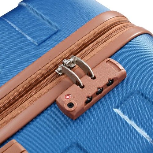 Luggage Sets New Model Expandable Abs Hardshell 3 Pieces Clearance Luggage Hardside Lightweight Durable Suitcase Sets Spinner Wheels Suitcase With Tsa Lock 20''24''28'' (Navy And Brown)