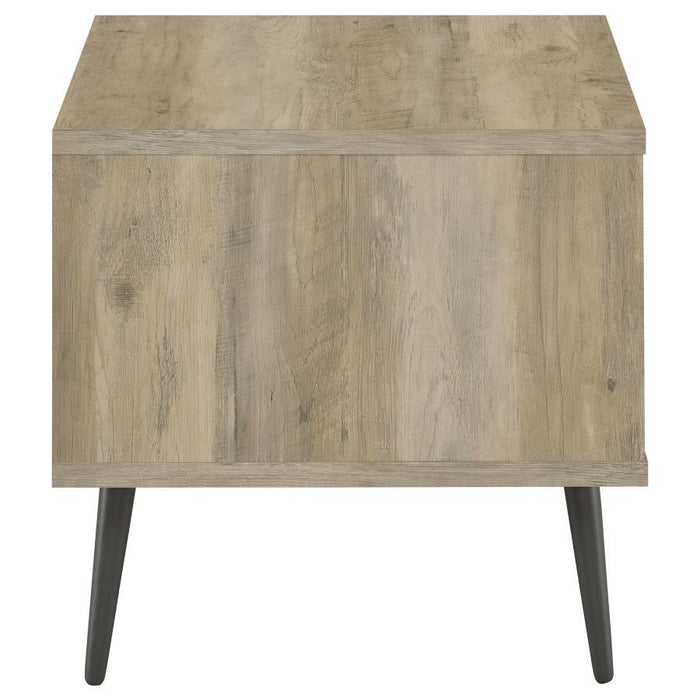 Welsh - End Table - Antique Pine And Gray