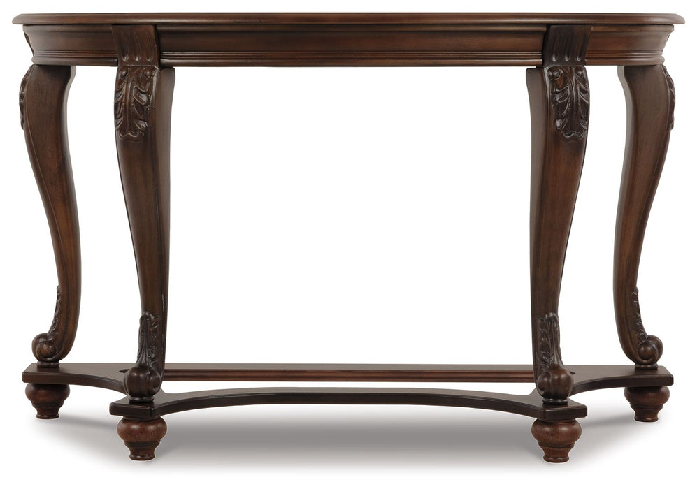 Norcastle - Dark Brown - Sofa Table Unique Piece Furniture