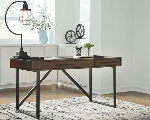 Starmore - Brown - 3 Pc. - L Shaped Desk, Bookcase Unique Piece Furniture
