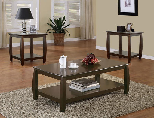 Dixon - Square End Table With Bottom Shelf - Espresso Unique Piece Furniture