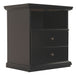 Maribel - Black - One Drawer Night Stand Unique Piece Furniture