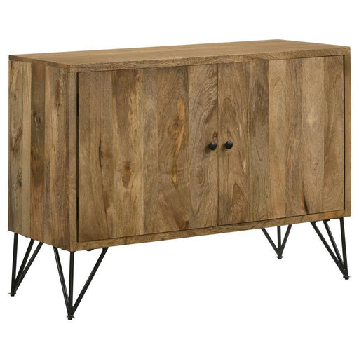 Eileen - Rectangular 2-Door Accent Cabinet - Natural Unique Piece Furniture