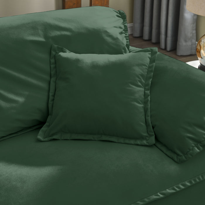 Luxury Modern Style Living Room Upholstery Sofa (Set of 2) - Green