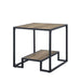 Idella - End Table - Rustic Oak & Black Finish Unique Piece Furniture