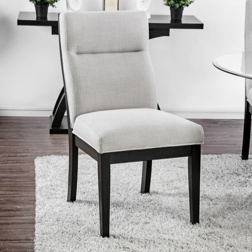 Jasmin - Side Chair (Set of 2) - Black / White Unique Piece Furniture