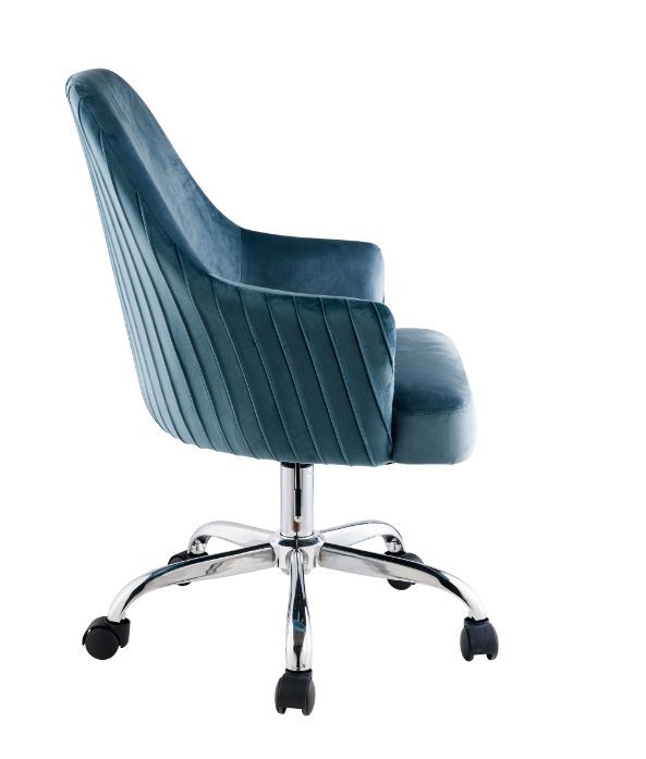 Vorope - Office Chair - Blue Velvet Unique Piece Furniture