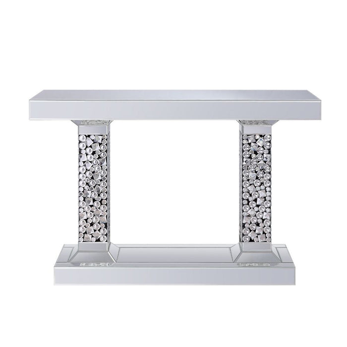 Kachina - Accent Table - Mirrored & Faux Gems Unique Piece Furniture