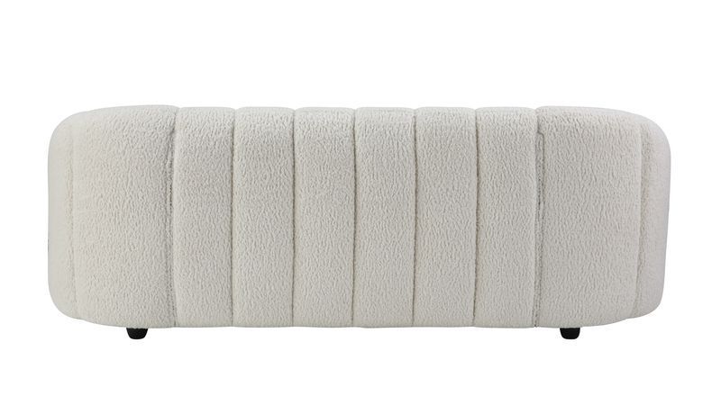 Osmash - Sofa - White Teddy Sherpa Unique Piece Furniture