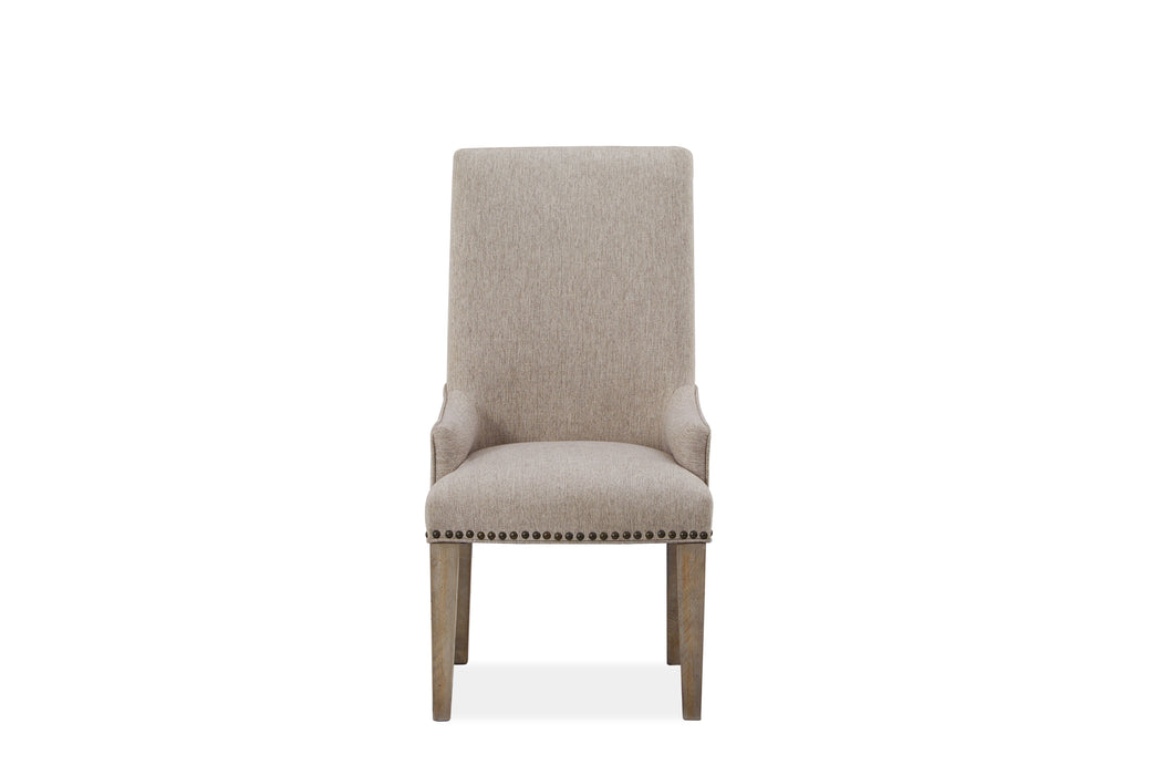 Tinley Park - Upholstered Host Side Chair (Set Of 2) - Dove Tail Grey