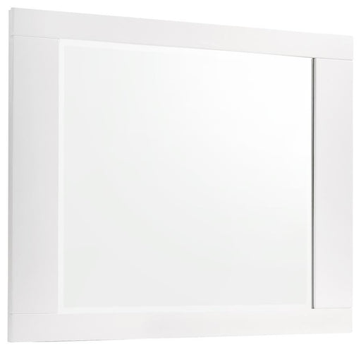 Felicity - Rectangle Dresser Mirror - Glossy White Unique Piece Furniture